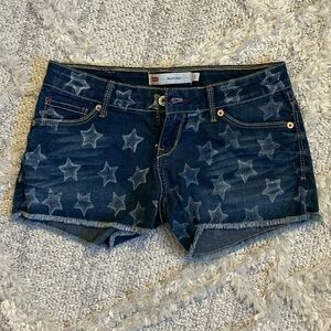 Levi's Dark Blue Starry Jean Shorts